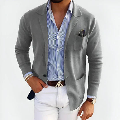 Benjamin - Cardigan sofisticato con chiusura a portafoglio